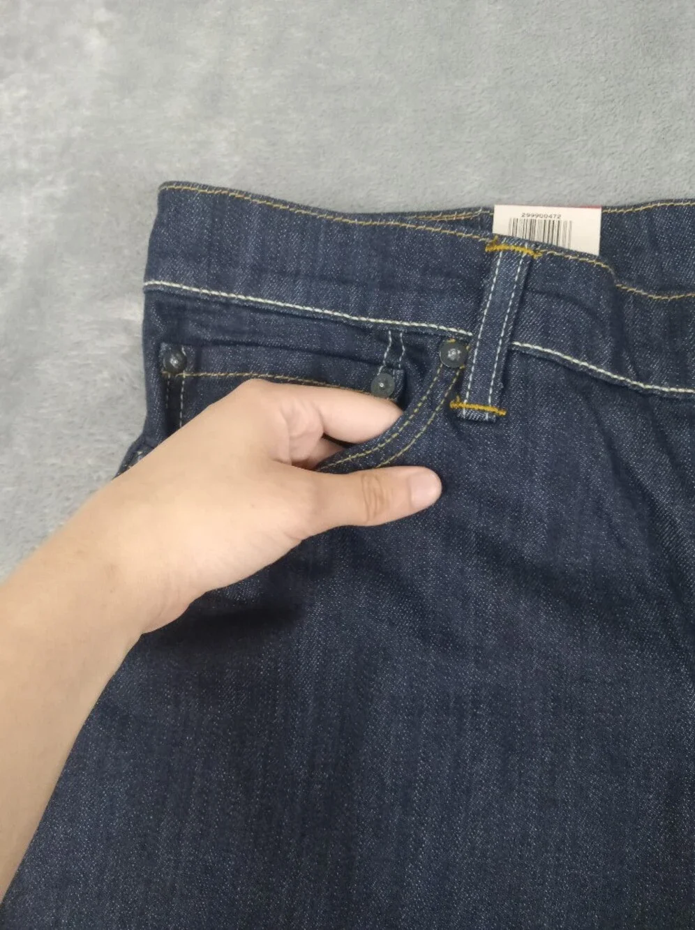 Levi's 504 Men's Straight Leg Dark Indigo Jeans Size 36x32 NWT